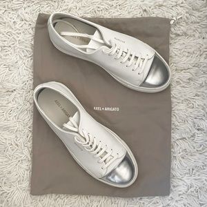 NWOT Axel Arigato Metallic Cap Toe Sneaker